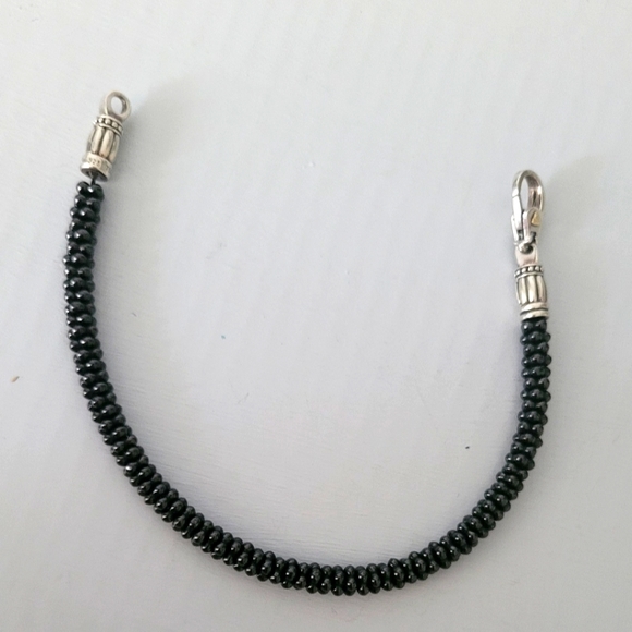 LAGOS .925 18K Black Ceramic Caviar Bracelet. Read description, please! - Picture 3 of 10